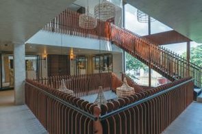 Treppenhaus Rio Guayas Art Hotel Guayaquil Ecuador modernes Design