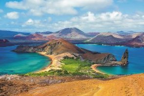 Bartolome Island in the Galapagos Islands in Ecuador