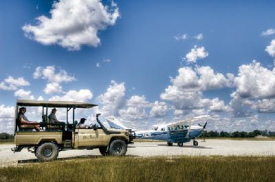 Flugsafaris in Botswana