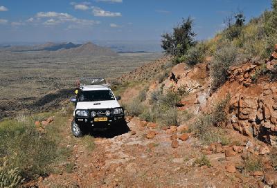 Unterwegs mit dem Mietwagen in Namibia 